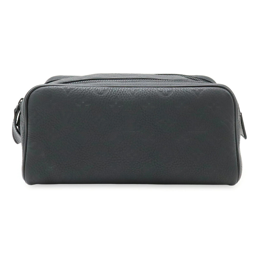 LOUIS VUITTON Monogram Taurillon Dopp Shoulder Bag Handbag Pouch